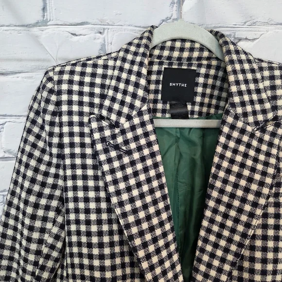 Smythe Check Print Blazer - Picture 3 of 5
